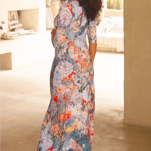 - Soft surroundings Nanette Maxi Dress Size Medium - Picture 3 of 15